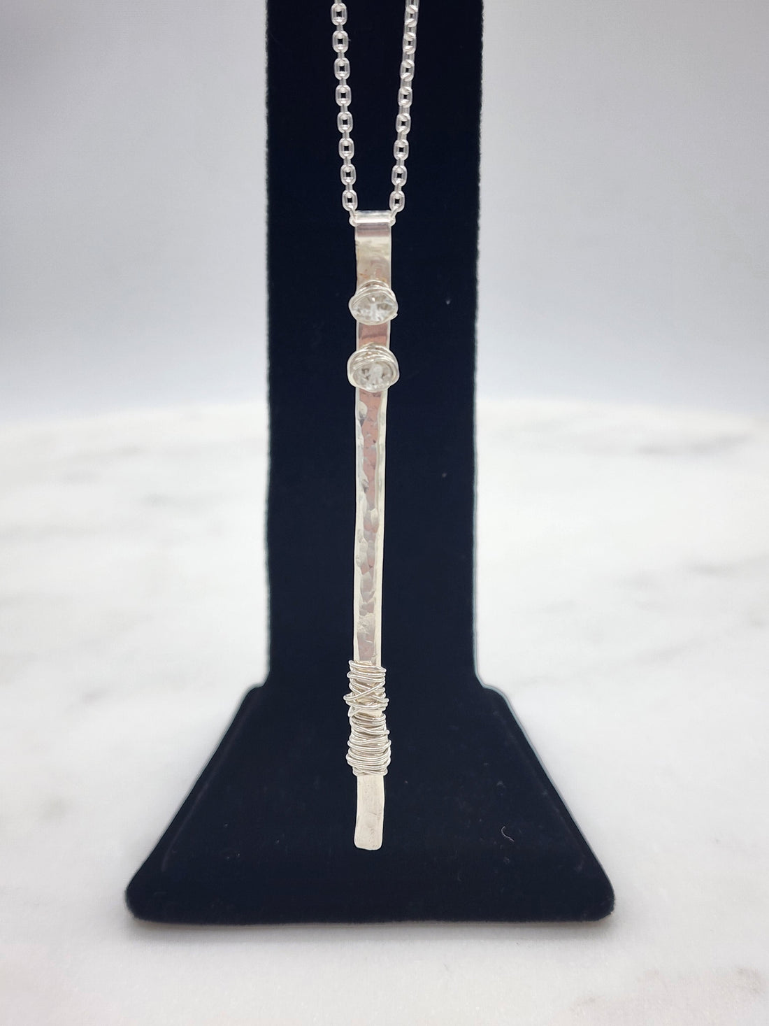 Silver Blade Necklace