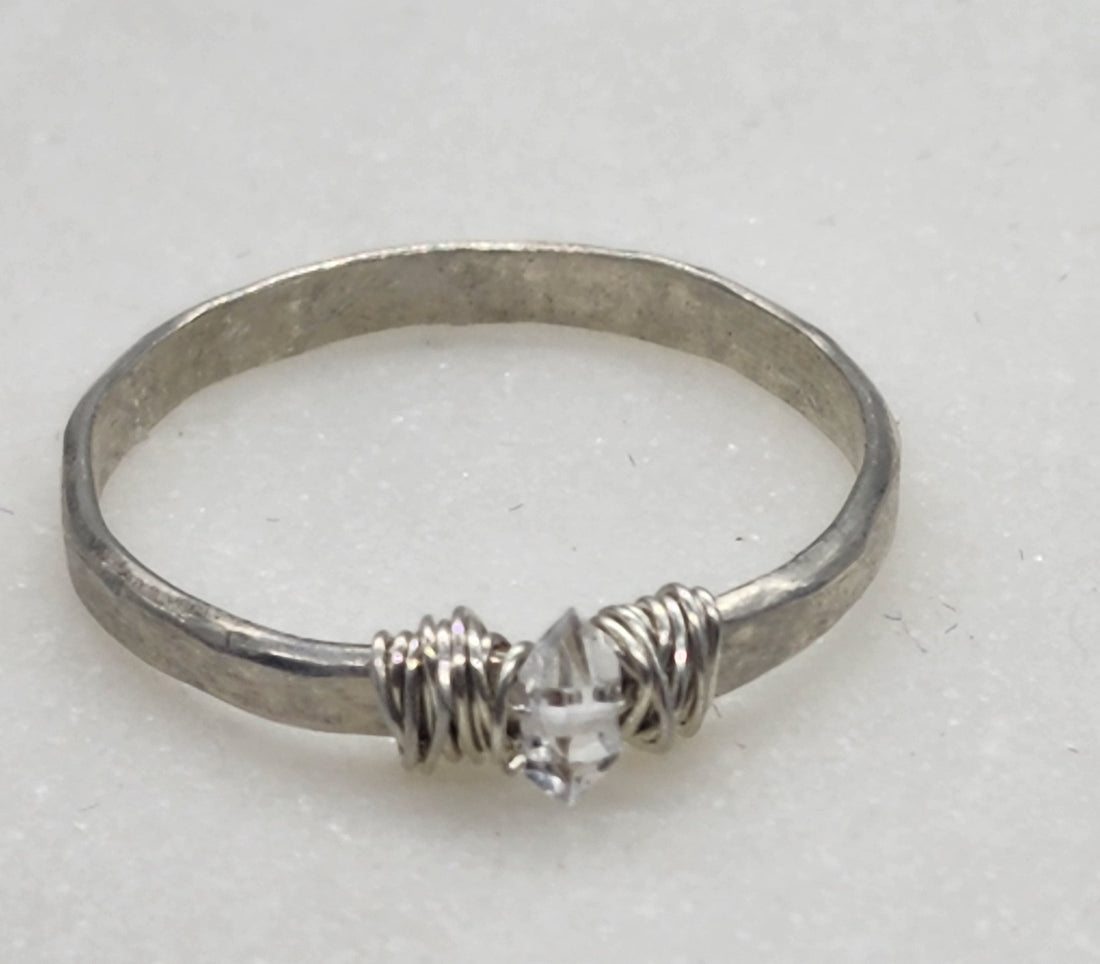 Herkimer Diamond Ring